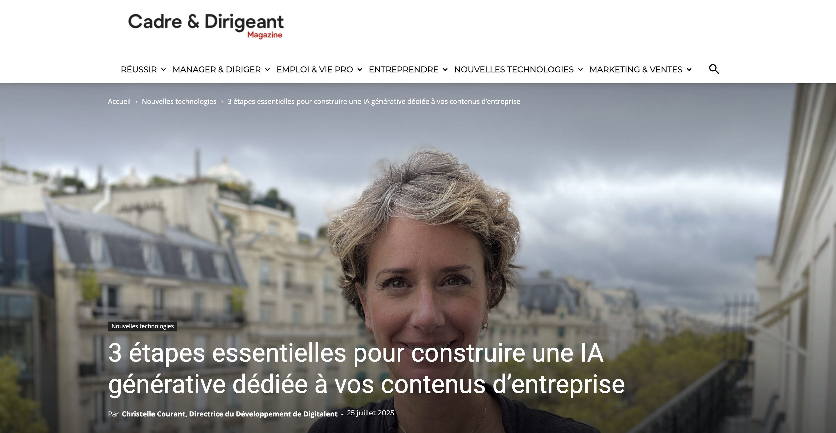 3 étapes essentielles pour construire une IA générative dédiée à vos contenus d’entreprise