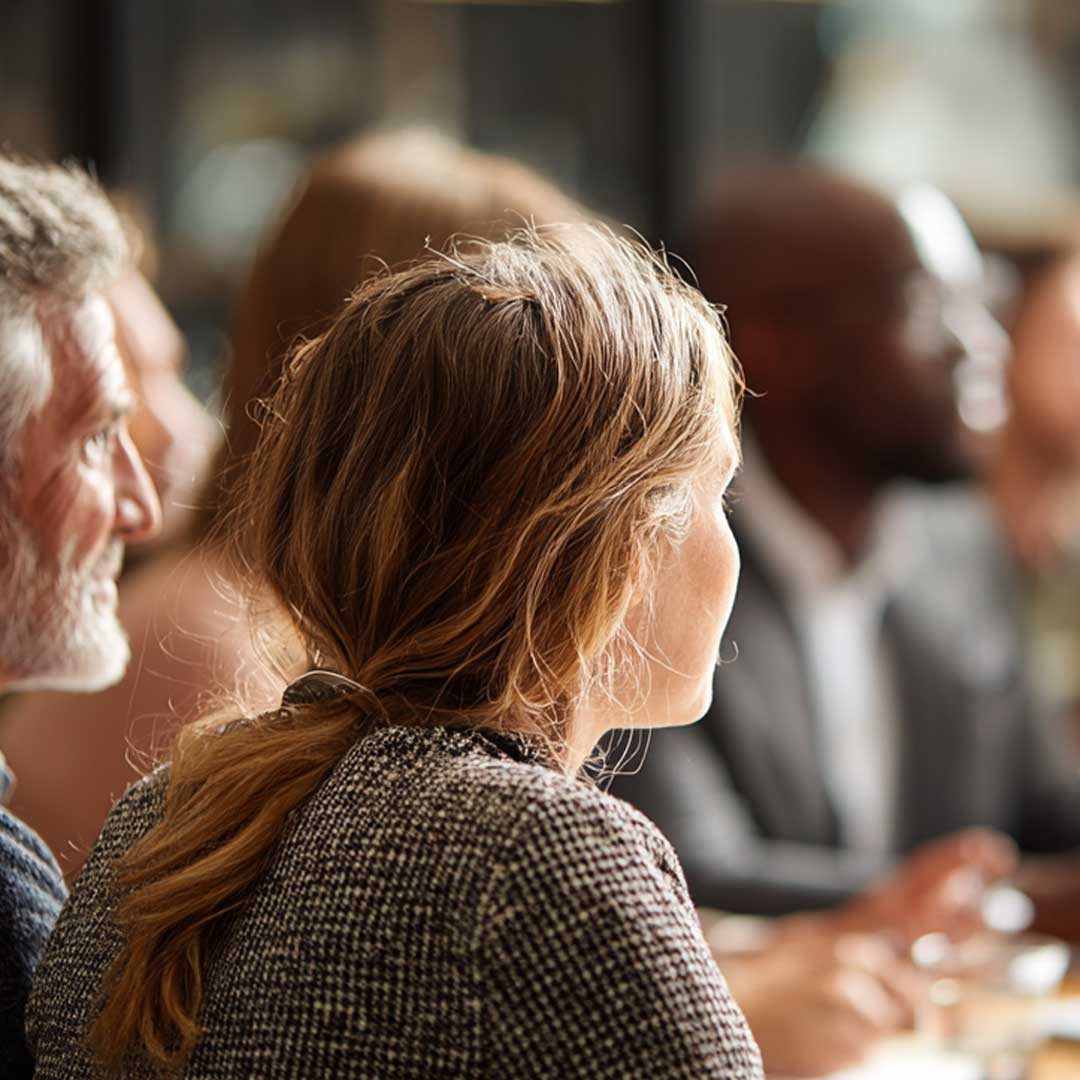 People in a meeting