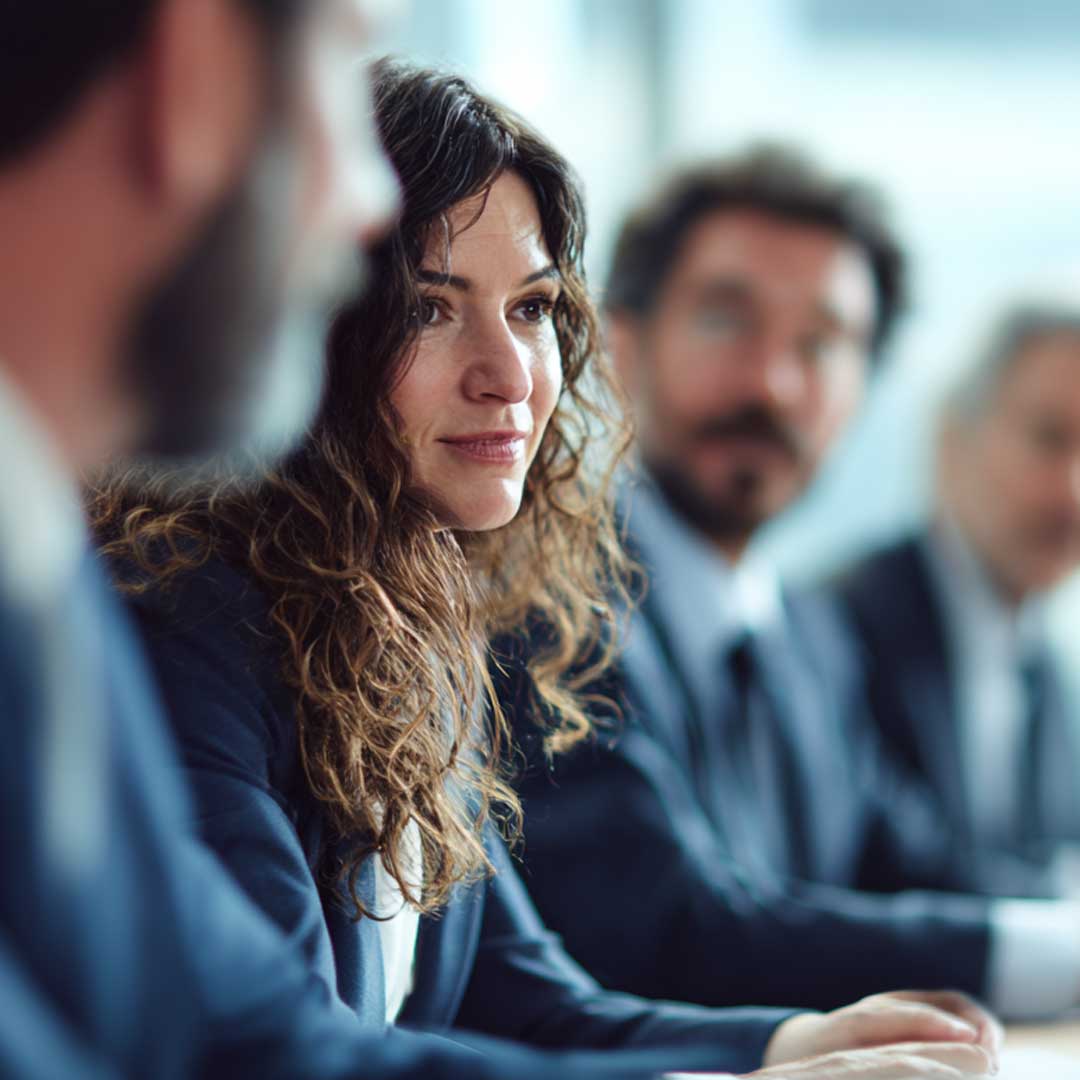 People in meeting