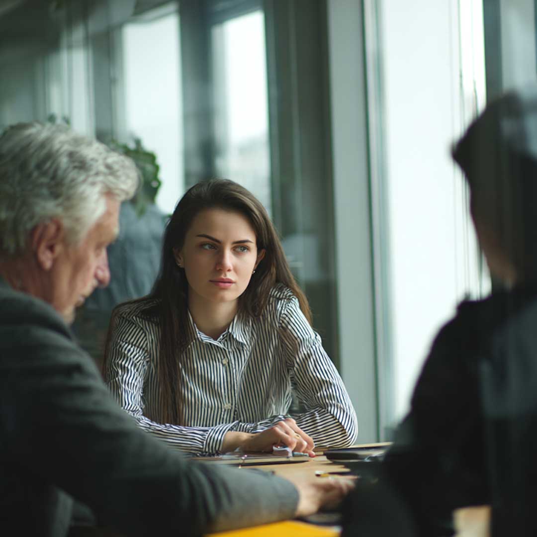 People in a meeting