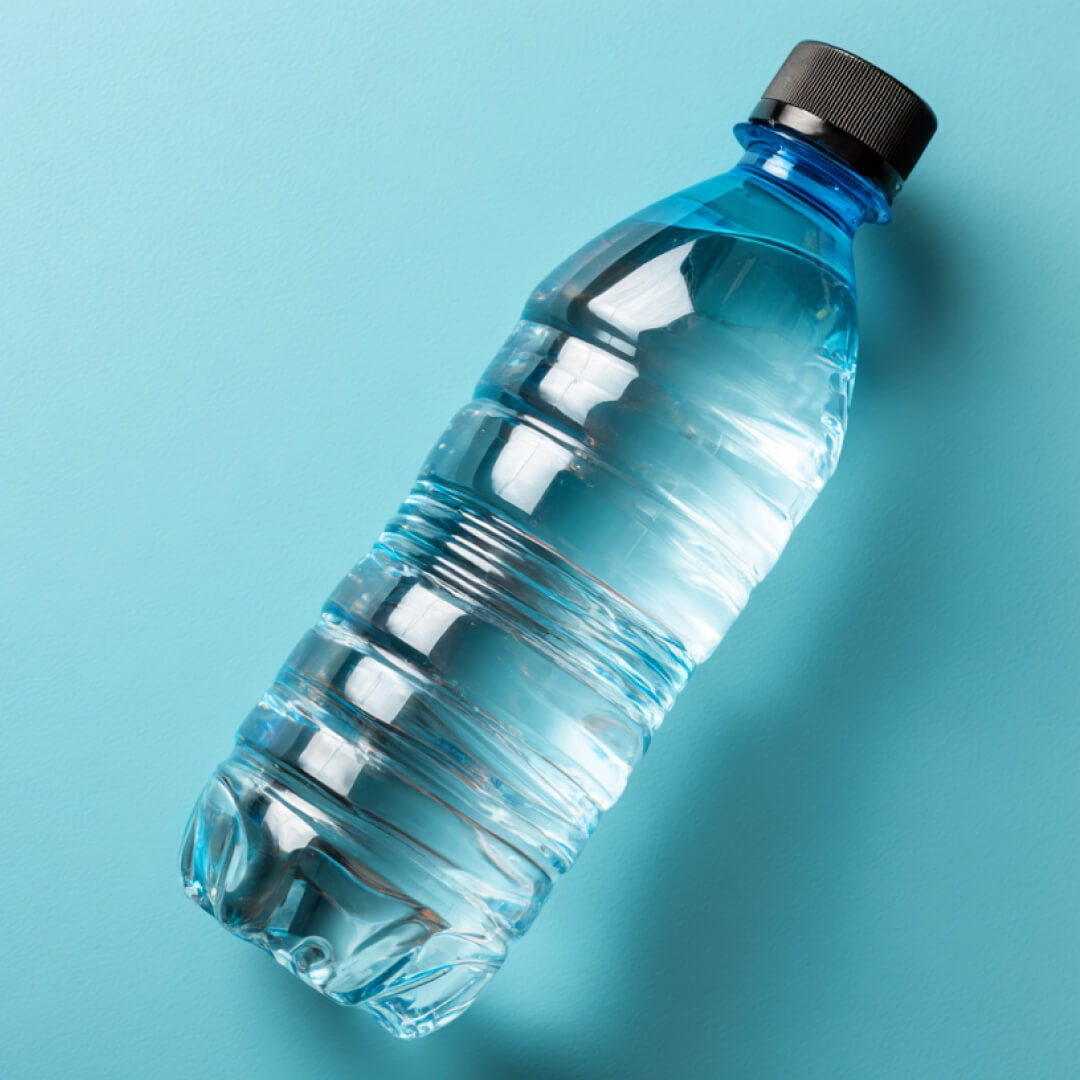 Plastic water bottle
