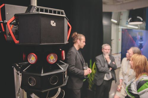 Point Laz 3D scanner Lazaruss presented during a mining event.