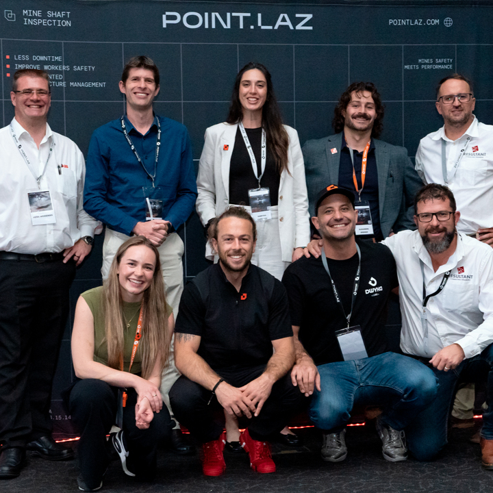 Point Laz team at an event with Dwyka in South Africa.