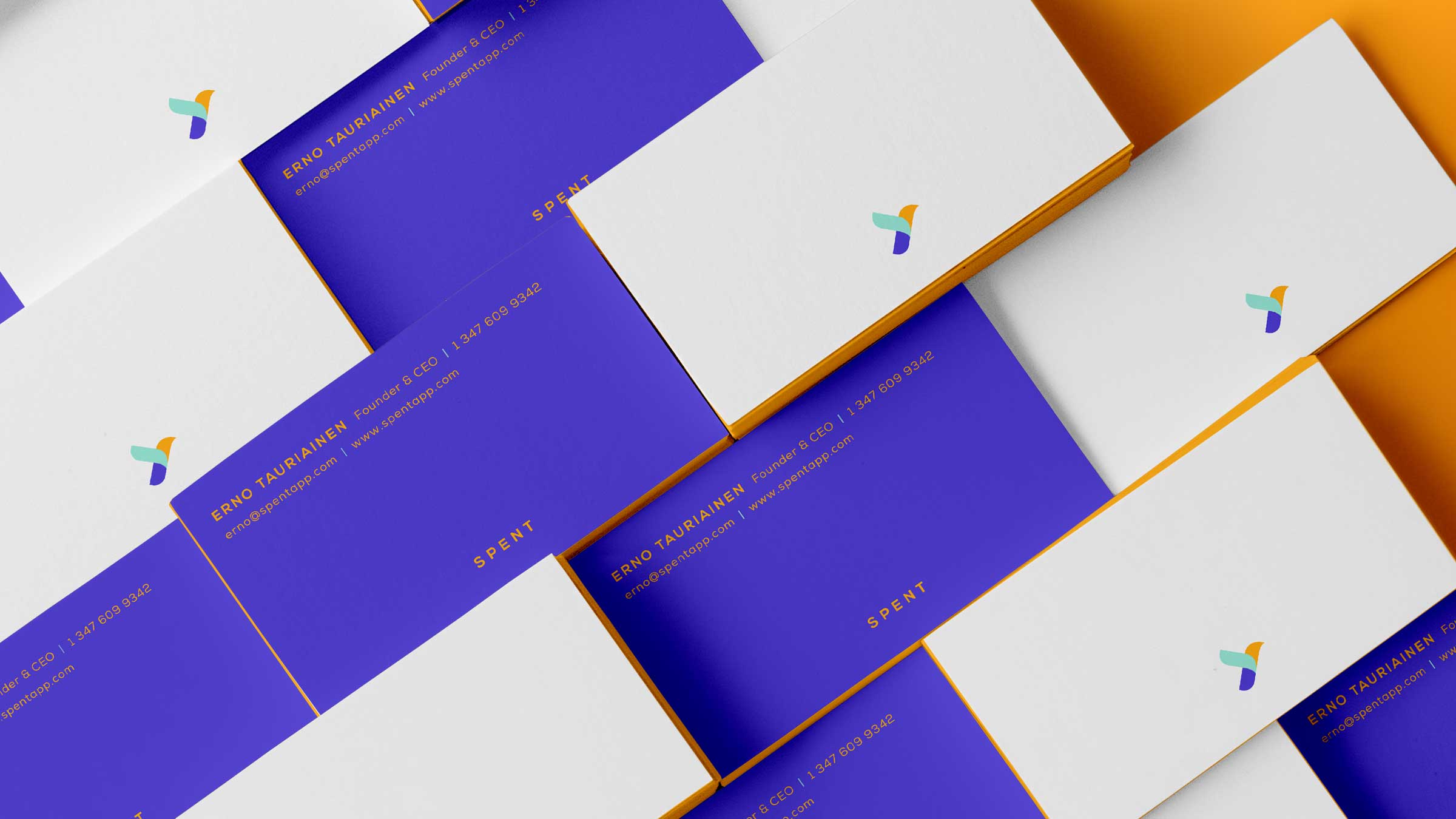 Print Collateral for fintech startup Spent