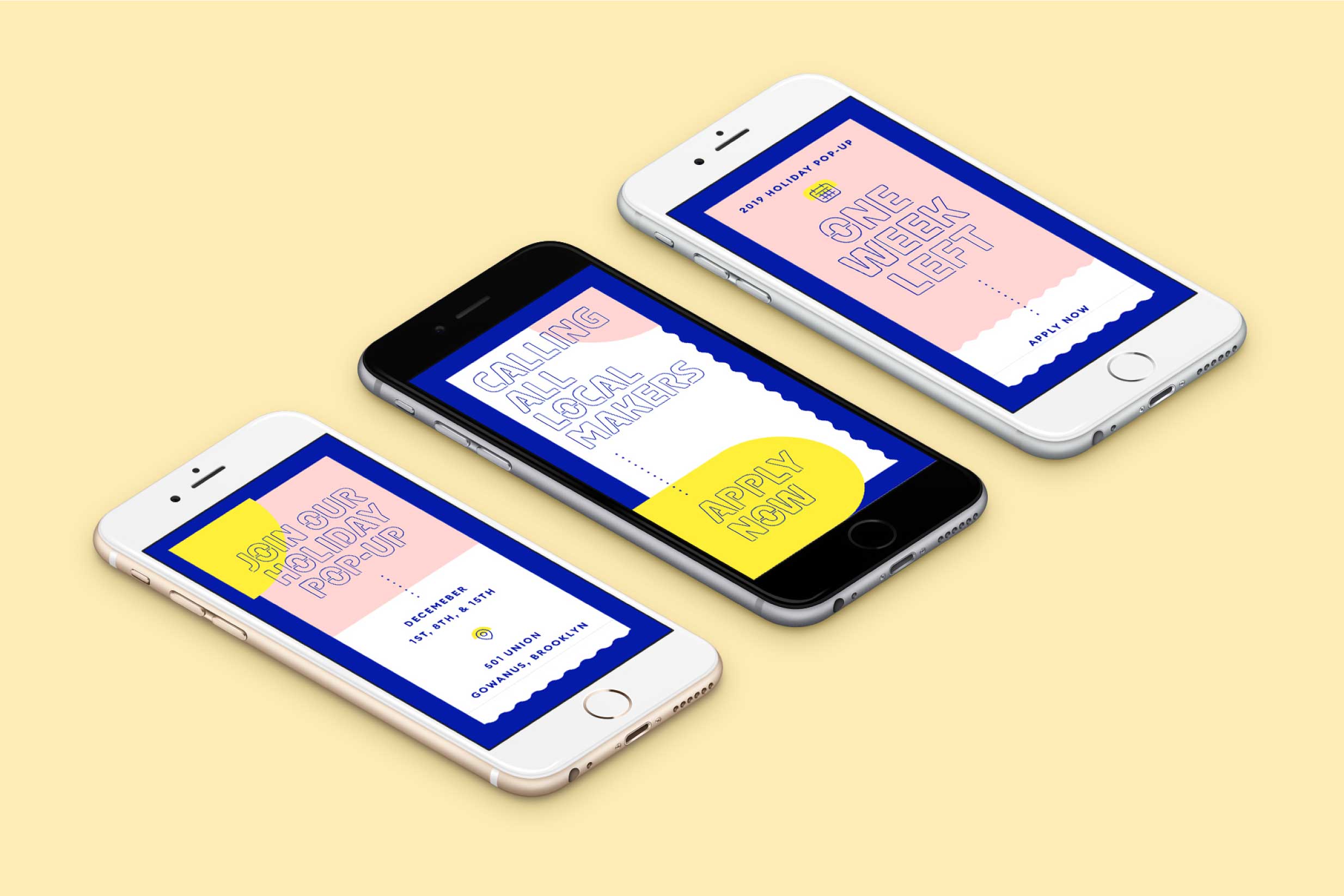 social content for Brooklyn Holiday Bazaar - Campaign by Condensed Branding