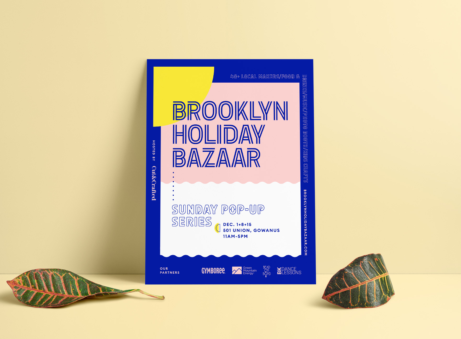 Event Collateral Design for Brooklyn Holiday Bazaar