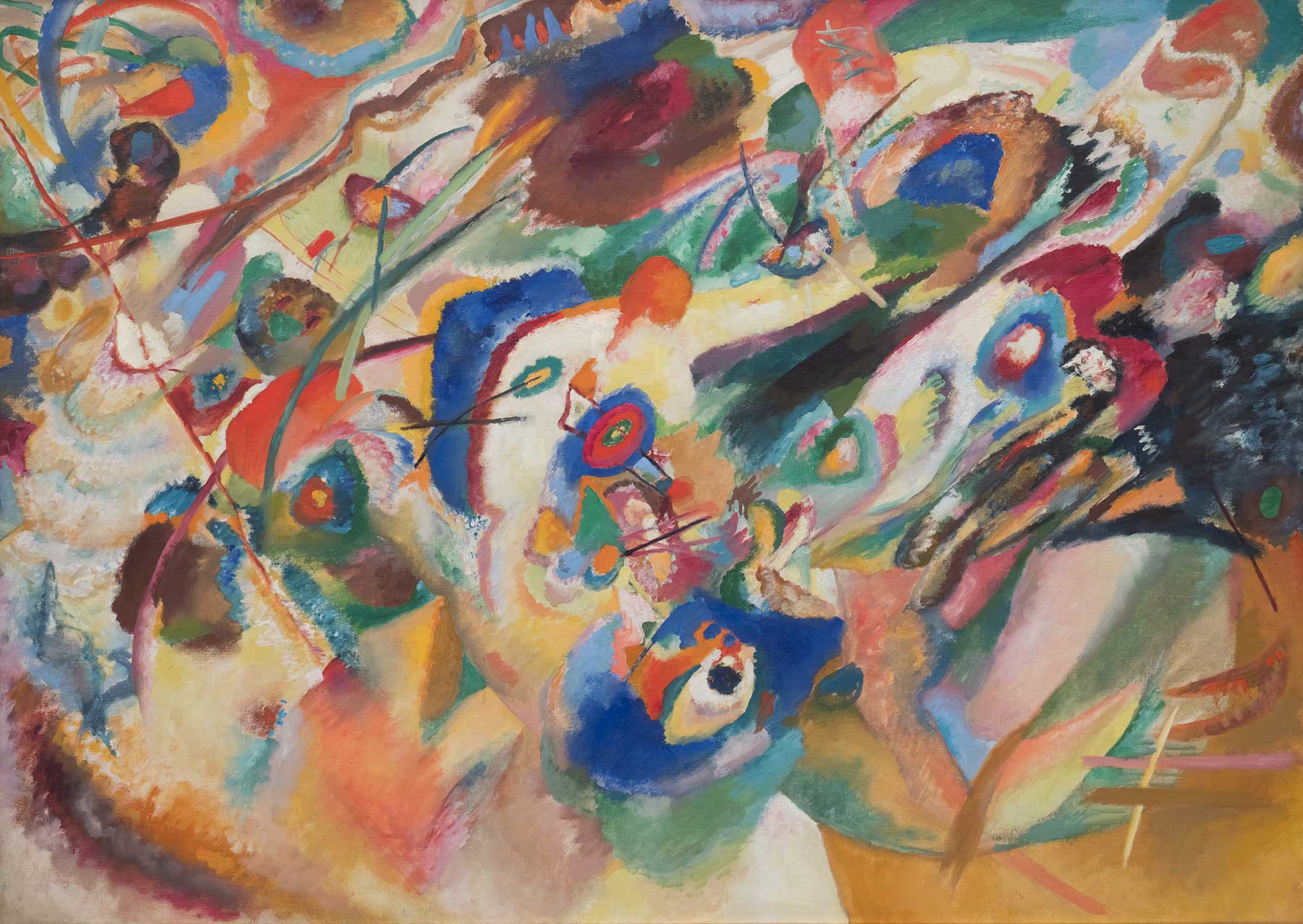 Sketch 2 for Composition VII - Wassily Kandinsky - Full Composition