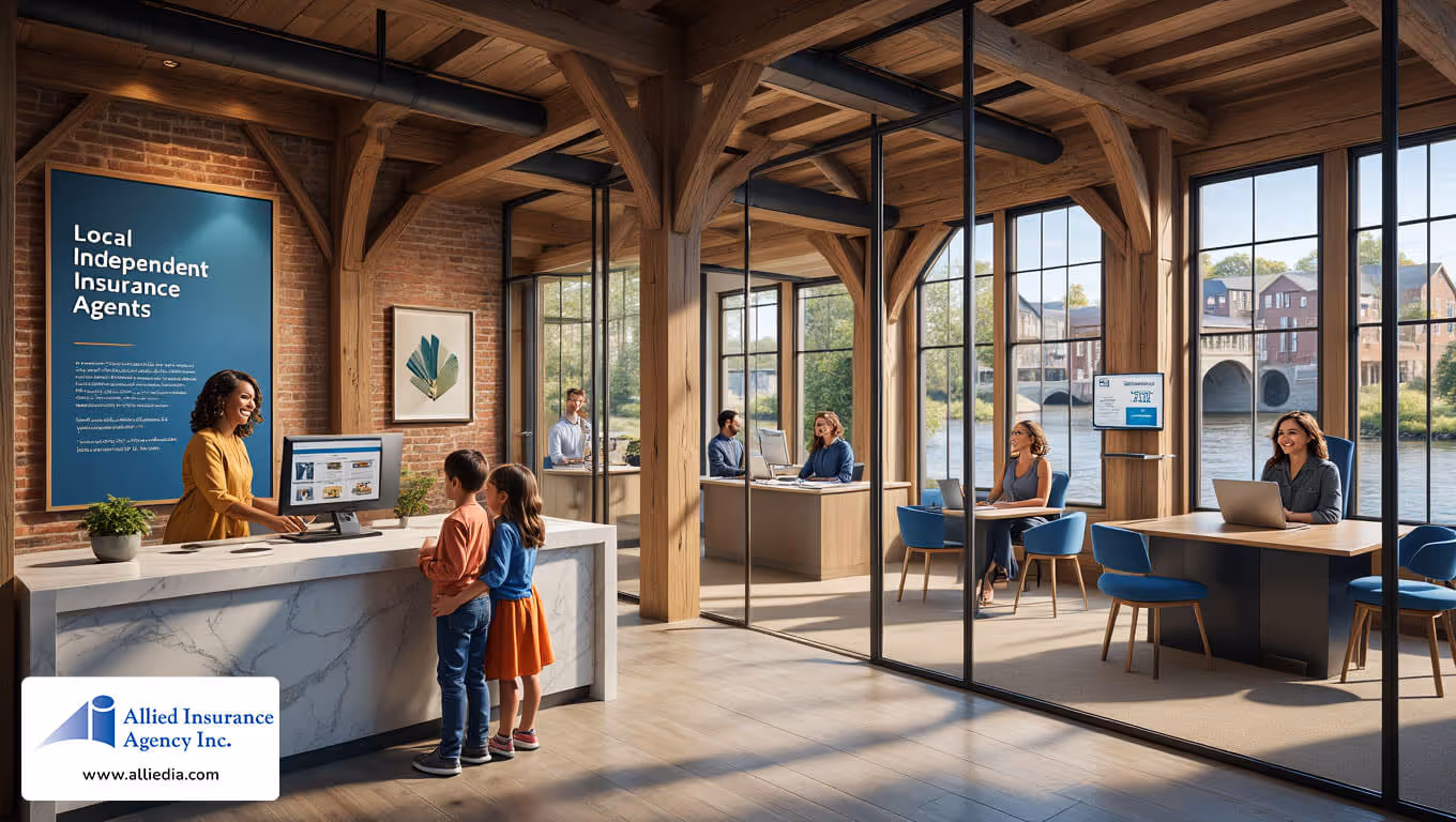 contemporary open-concept insurance office space in nh 1 - best local nh insurance agency concept