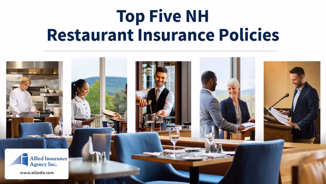 white-walled restaurant interior showcases a well-lit dining area with polished wooden tables and comfortable blue upholstered - top five nh restaurant insurance policies concept