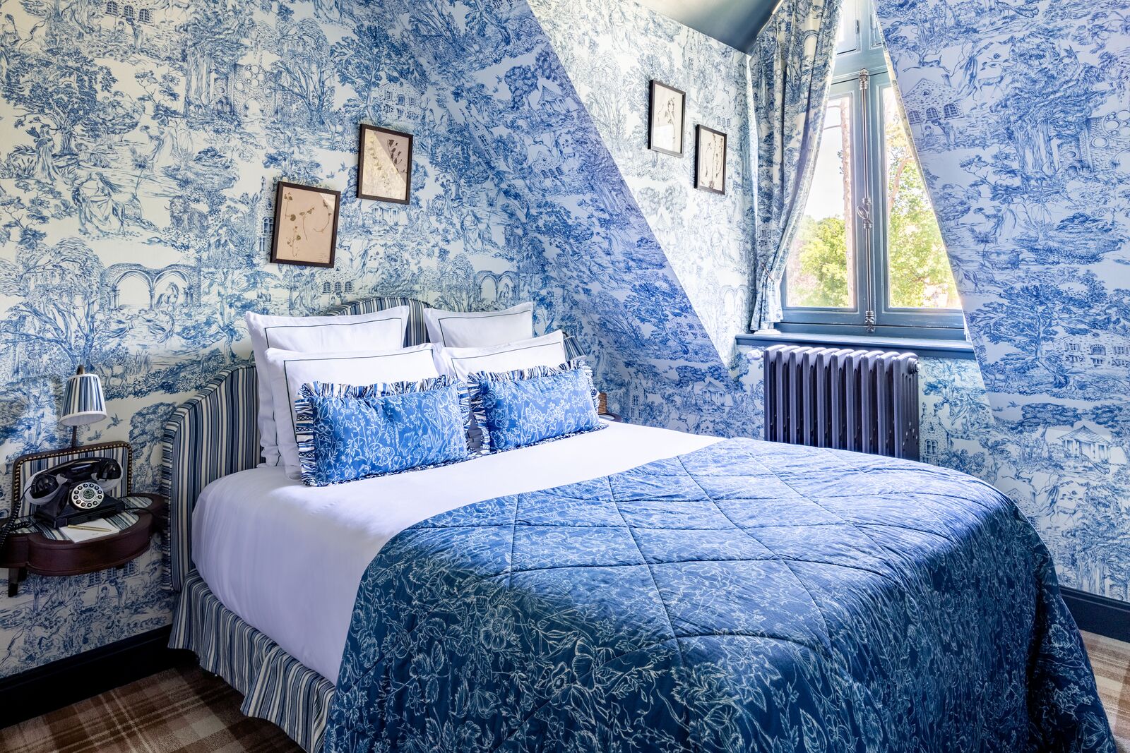 Salle de bain cosy Abbaye des Vaux-de-Cernay