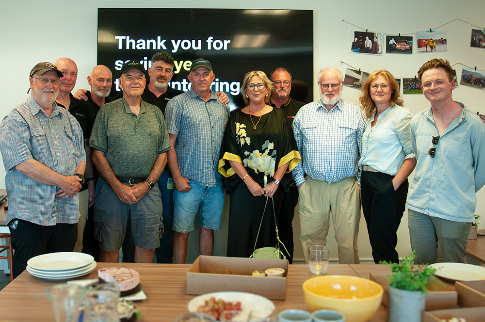 The Pathway Trust volunteer team gathered for a team photo
