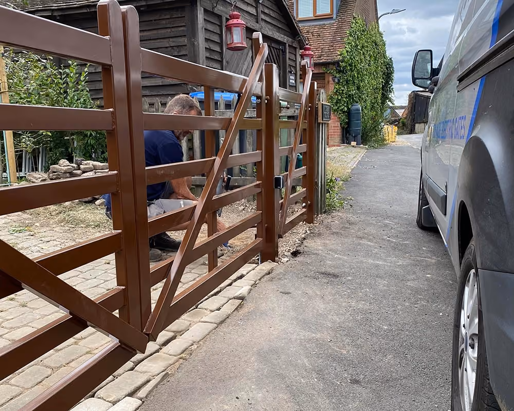Electric gate automation repair by Secure21