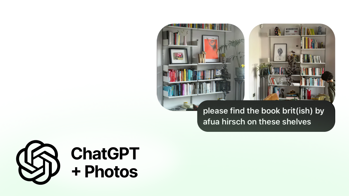 Non-obvious ways to move faster with ChatGPT + Photos