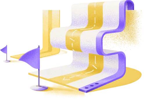 Illustration Finish Road