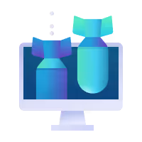 Illustration about attack