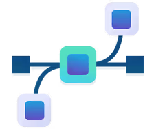 Illustration about connected information