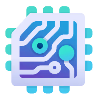 Illustration about a chip