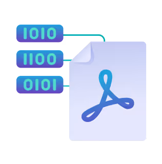 Illustration about reconstitute files