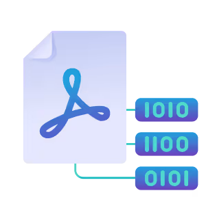 illustration about complex data converted int DOMs