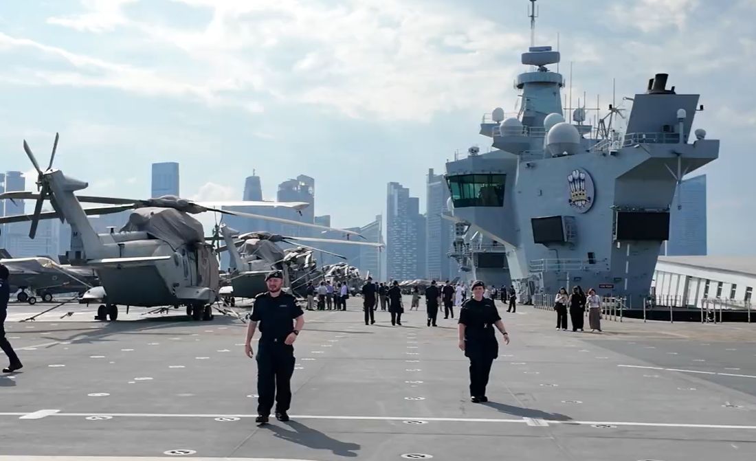 UK Navy Ship in SIngapore