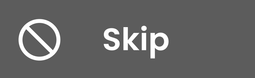 Skip icon