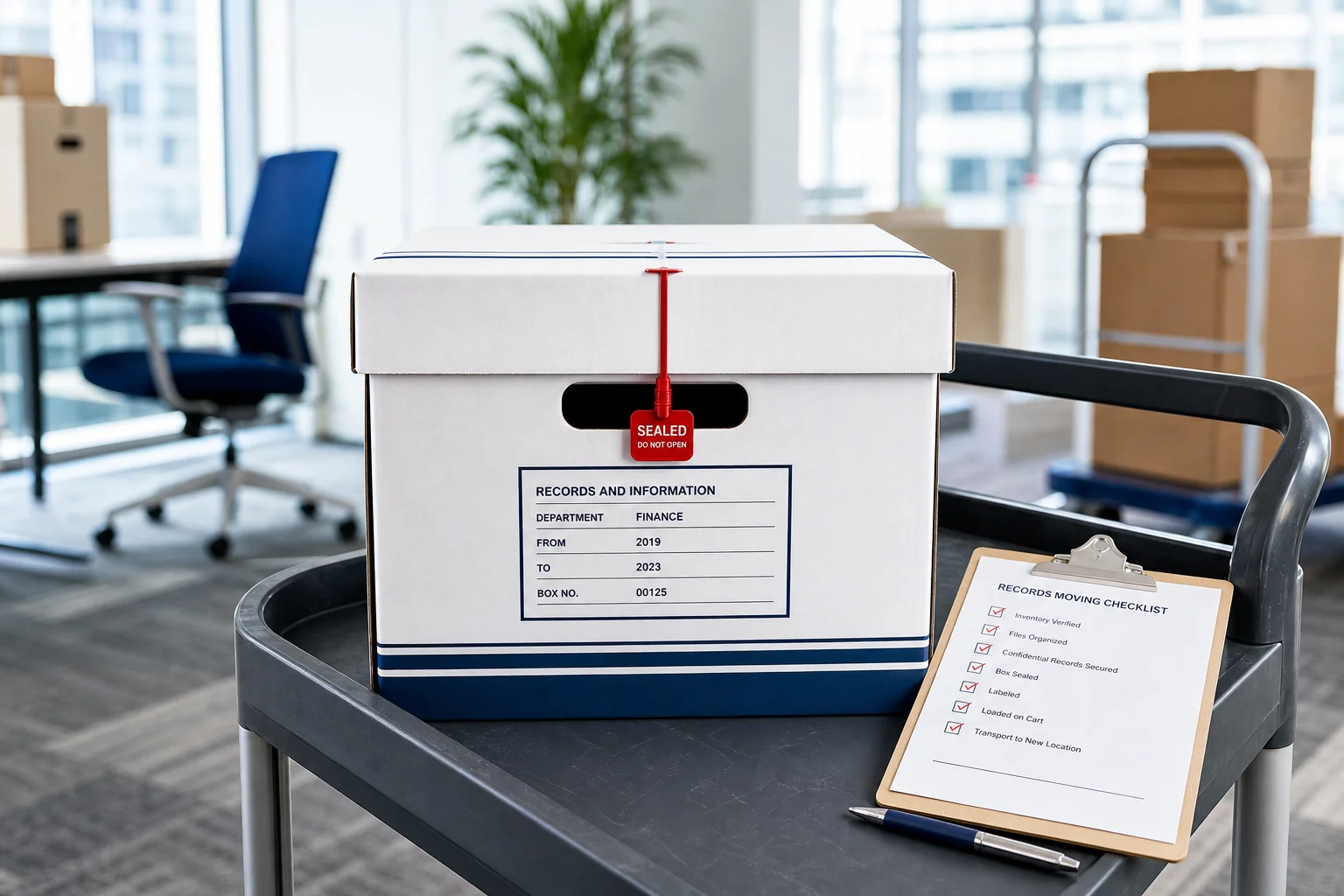 Records Management During a Commercial Move: How to Protect Sensitive Files