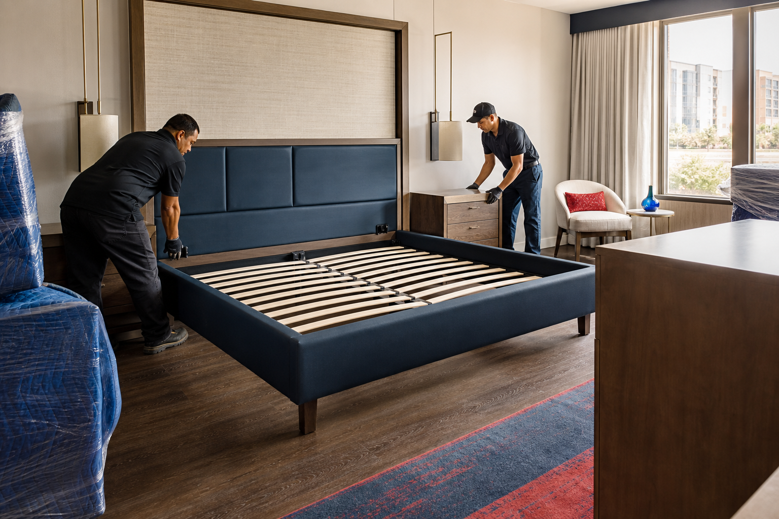 Hotel FF&E Installation: Planning Room-by-Room Furniture and Fixture Installation