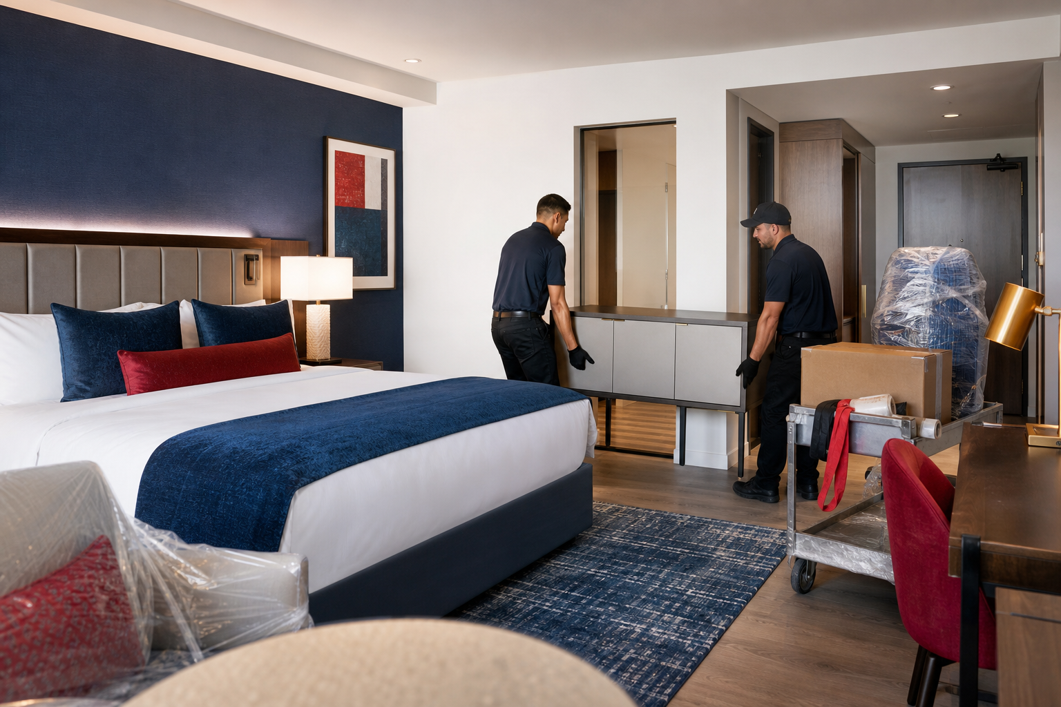 Hotel FF&E Logistics: Receiving, Storage, Delivery and Installation