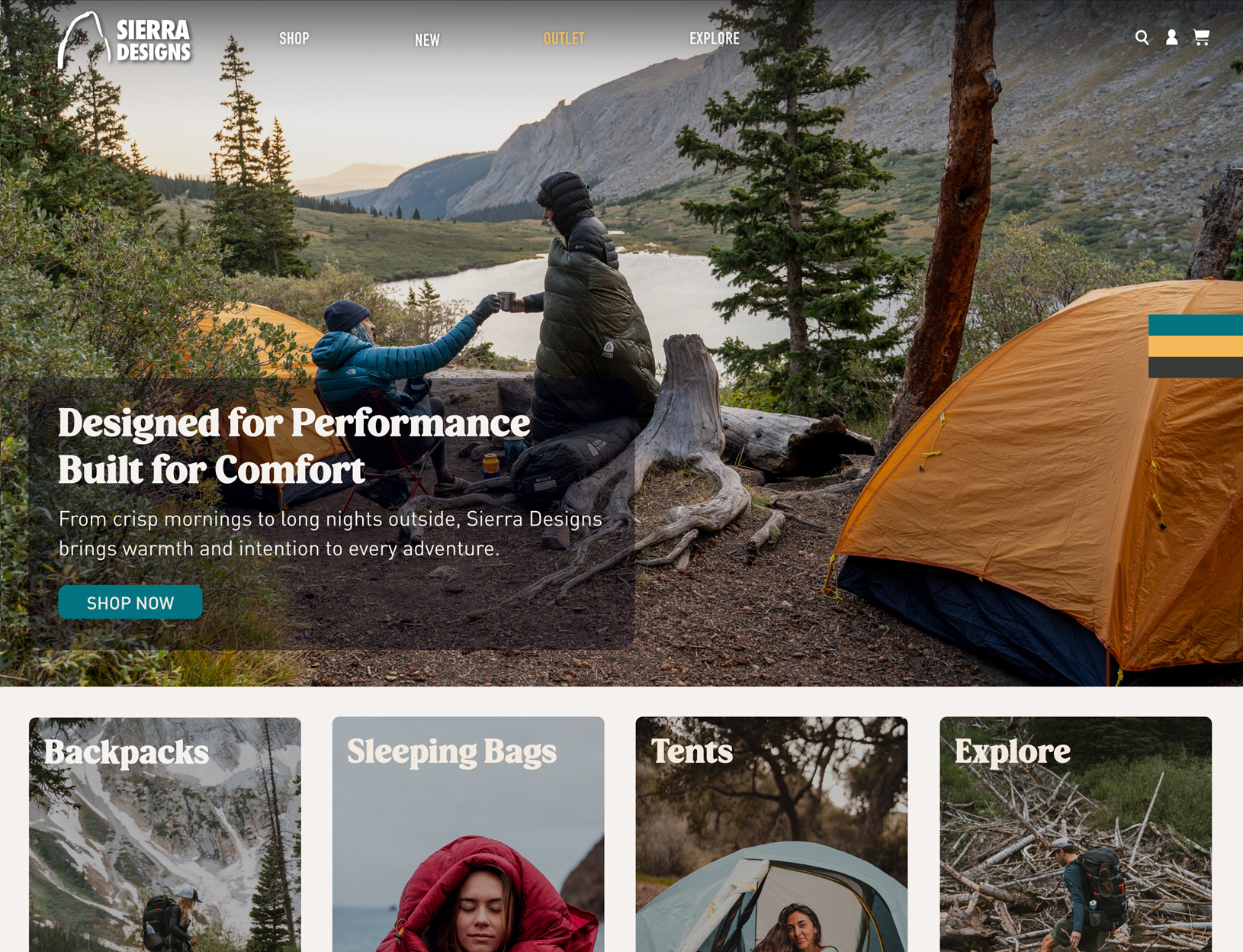Sierra Designs Homepage