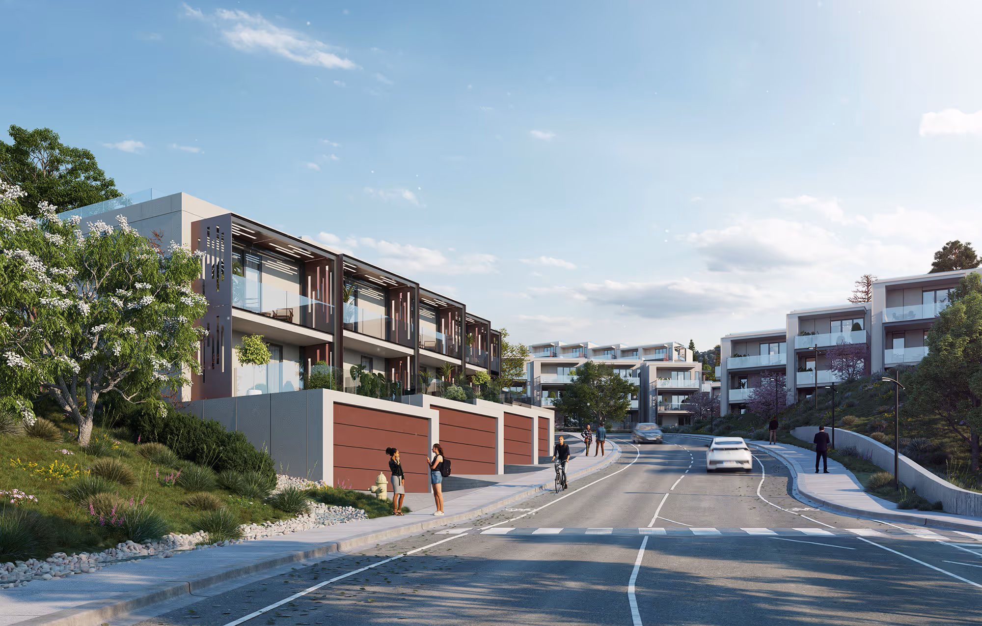 Architectural 3D rendering of a modern housing project, London, Ontario company IRIES.
