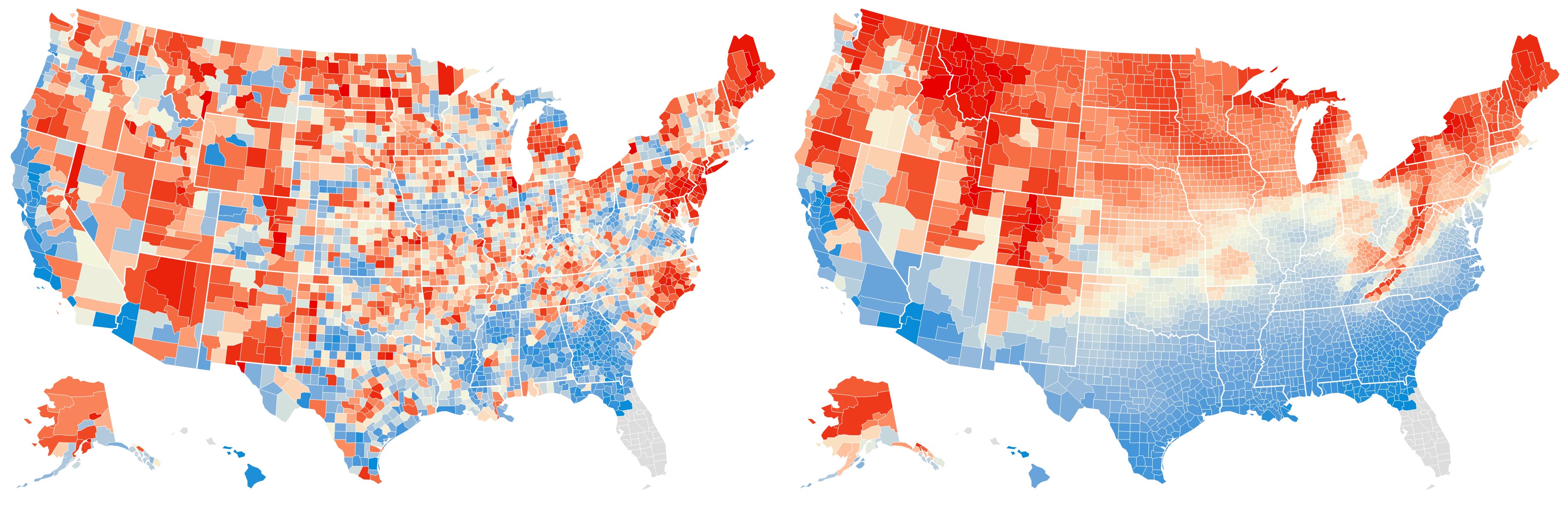 A map of winter storm risk from the FEMA National Risk Index.