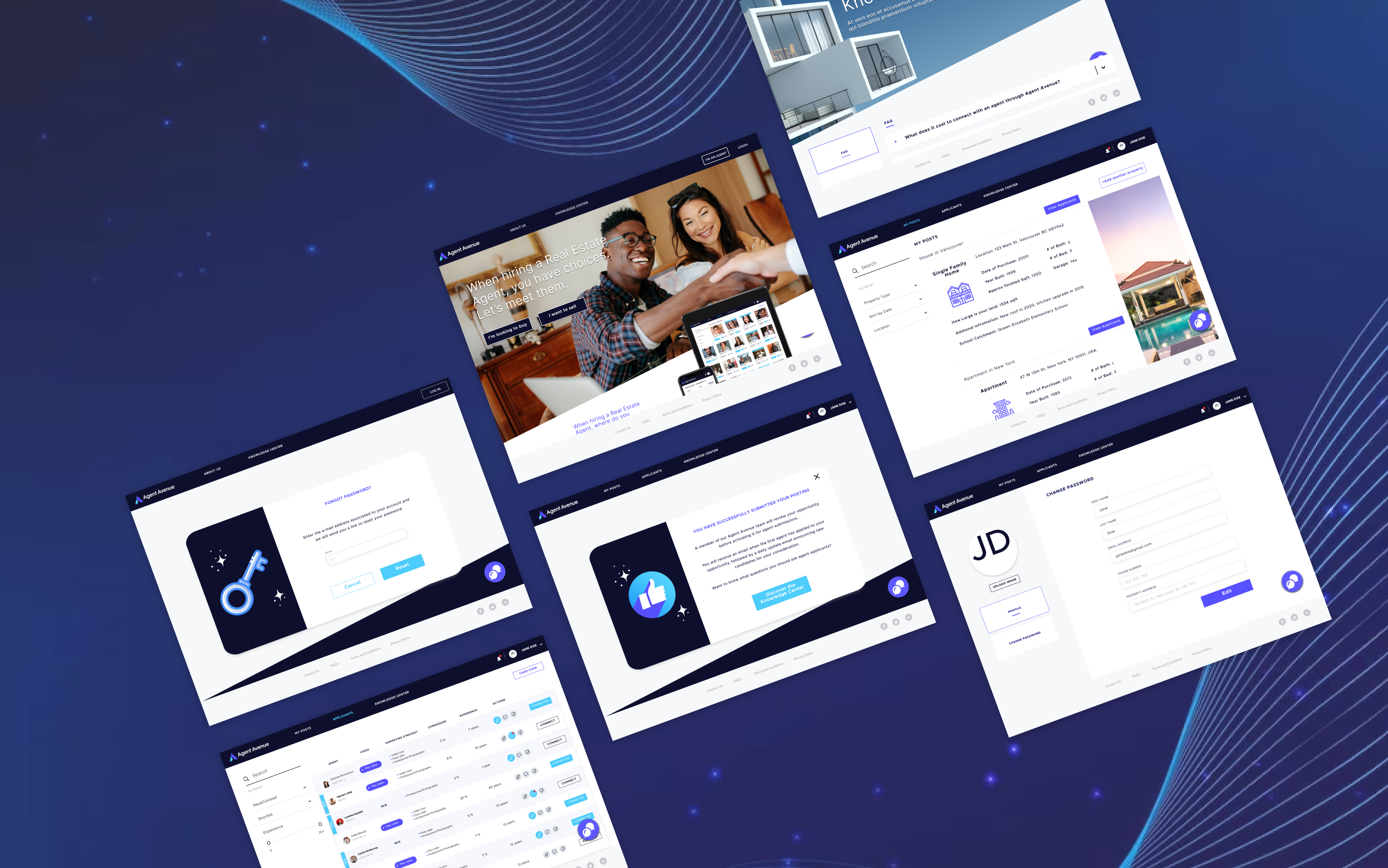 Agent Avenue app screen