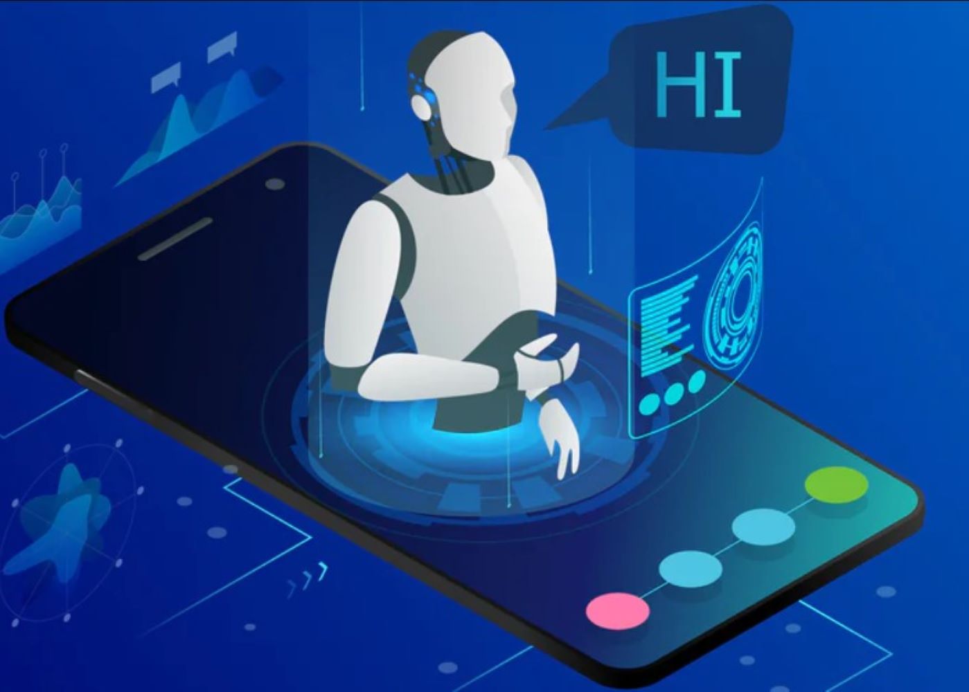 Impact ai machine learning illustration