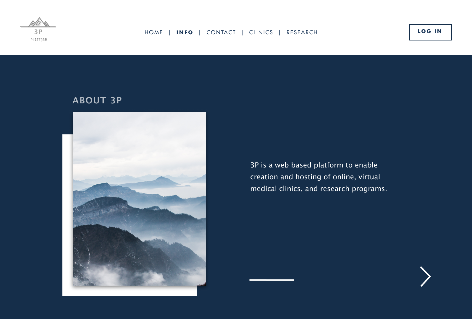 3P app screen