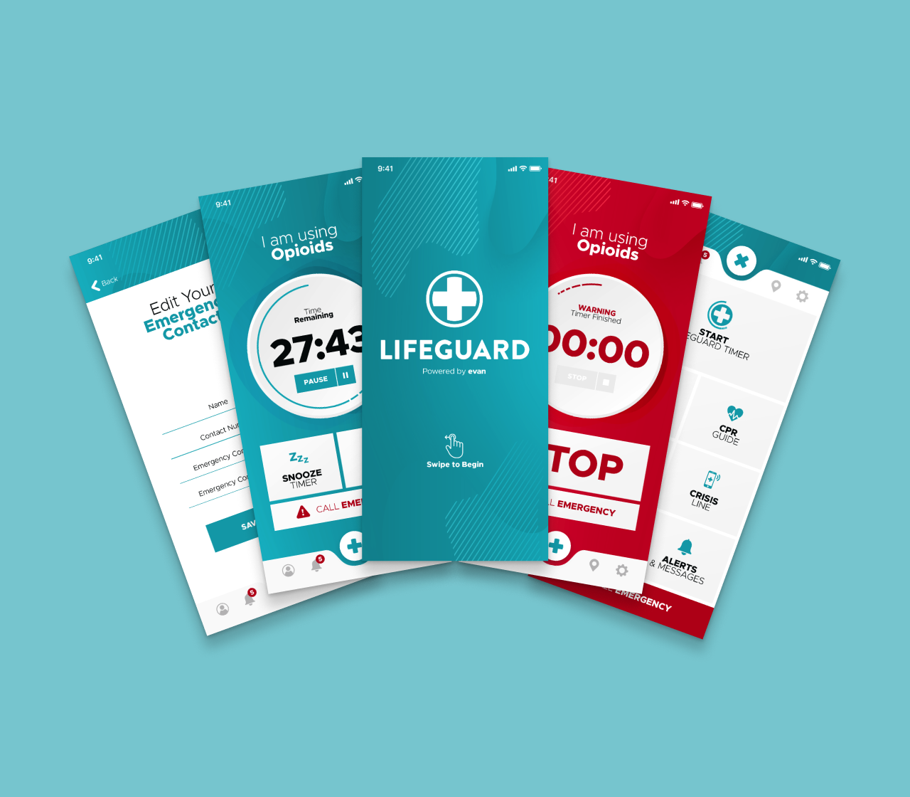 Lifeguard app screen