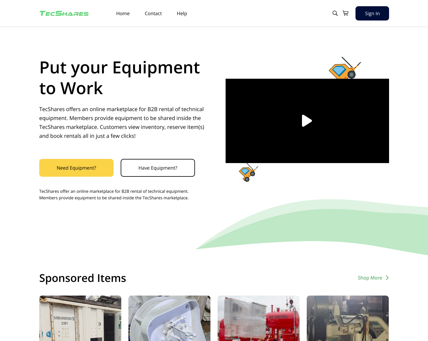 Tecshares app screen
