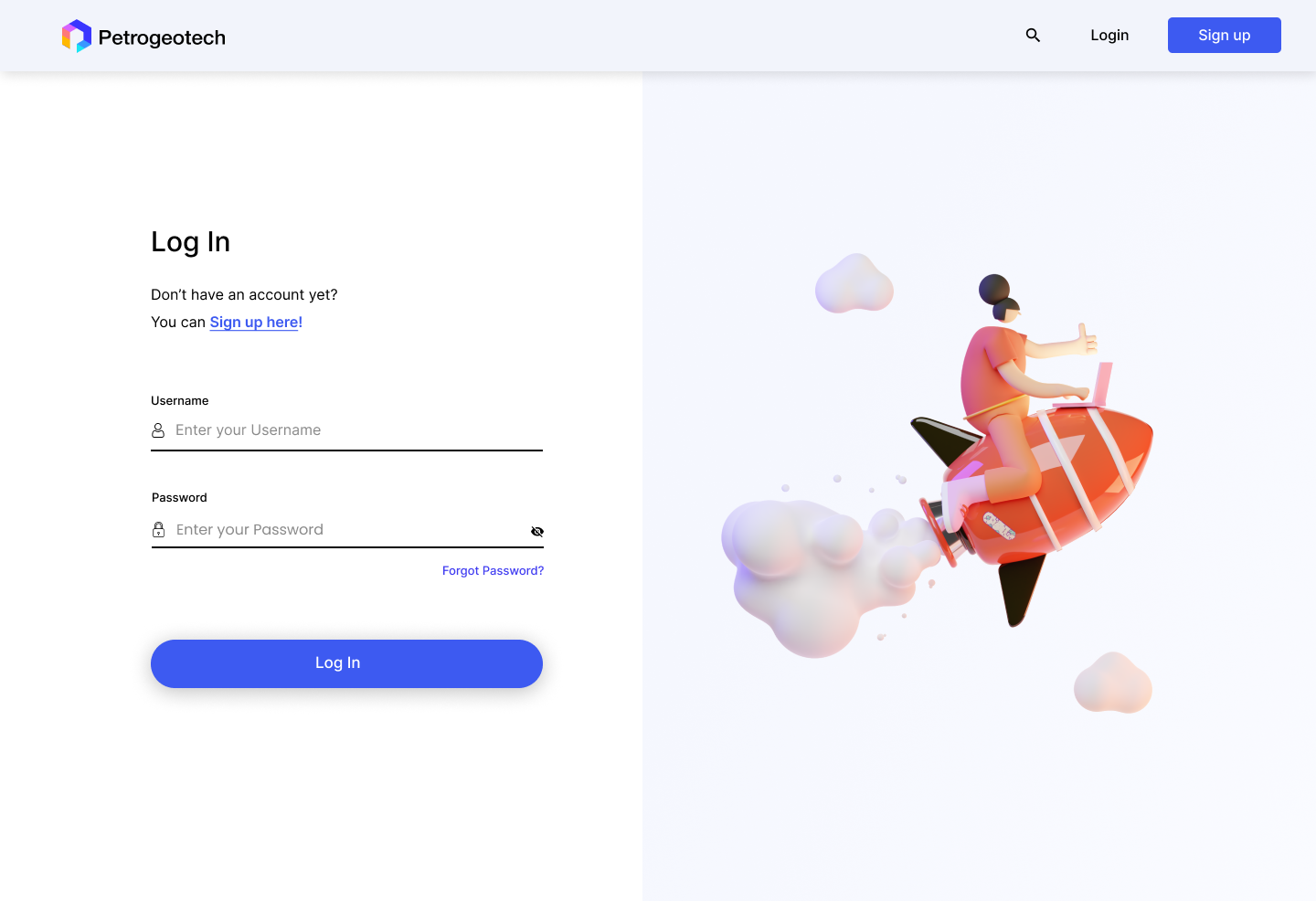 Beaver Petrogeotech app screen