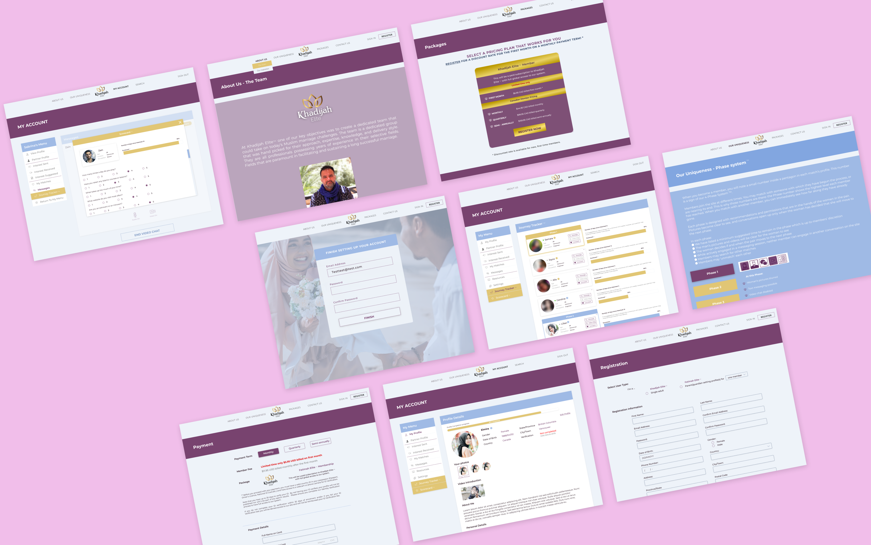 Khadijah Elite app screen