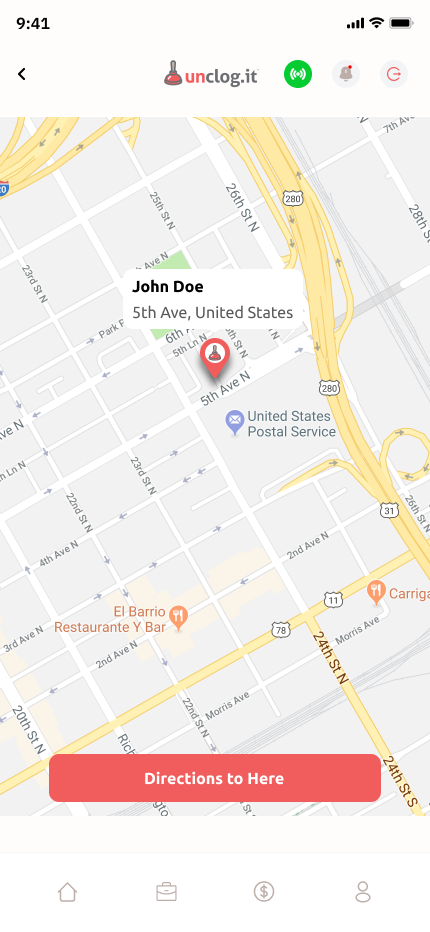 Unclog IT app screen