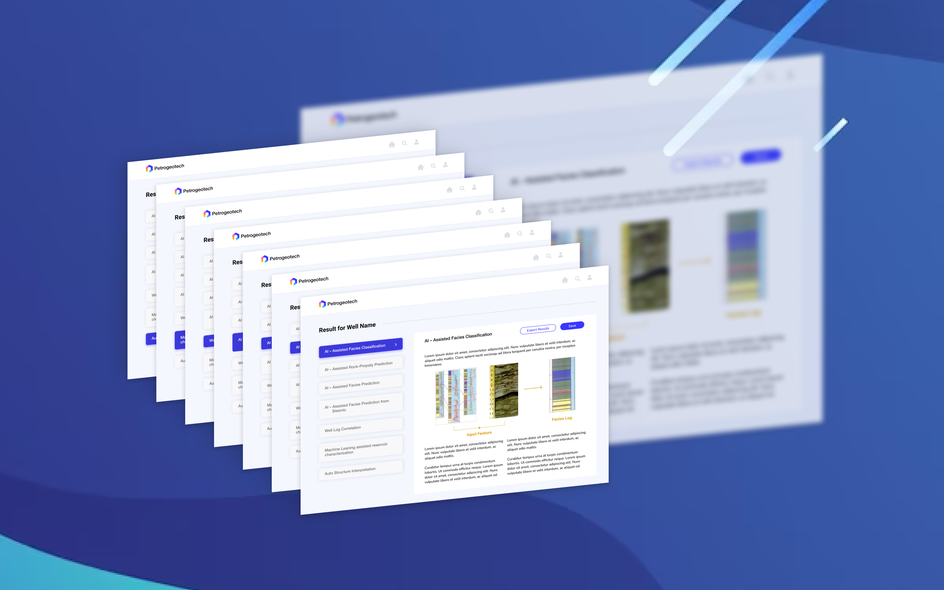 Beaver Petrogeotech app screen