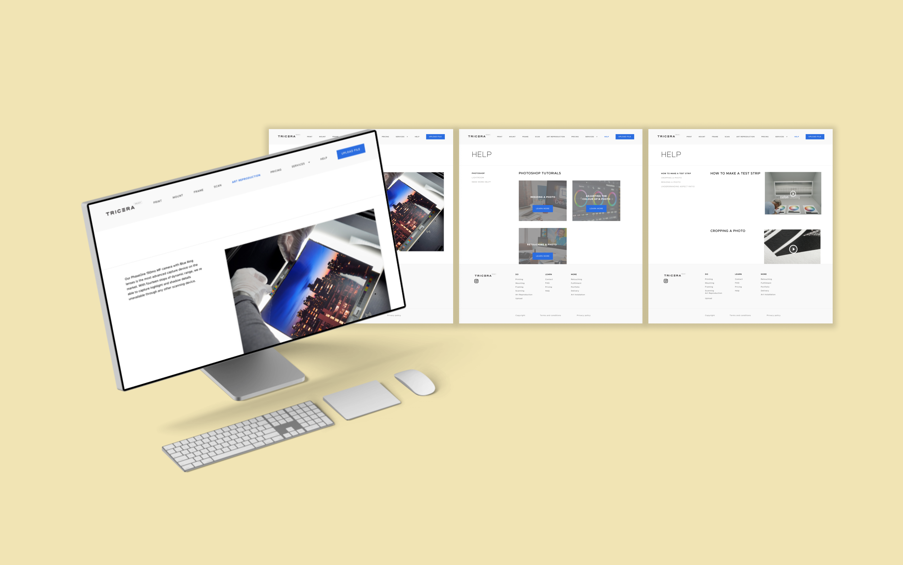 Tricera Print app screen