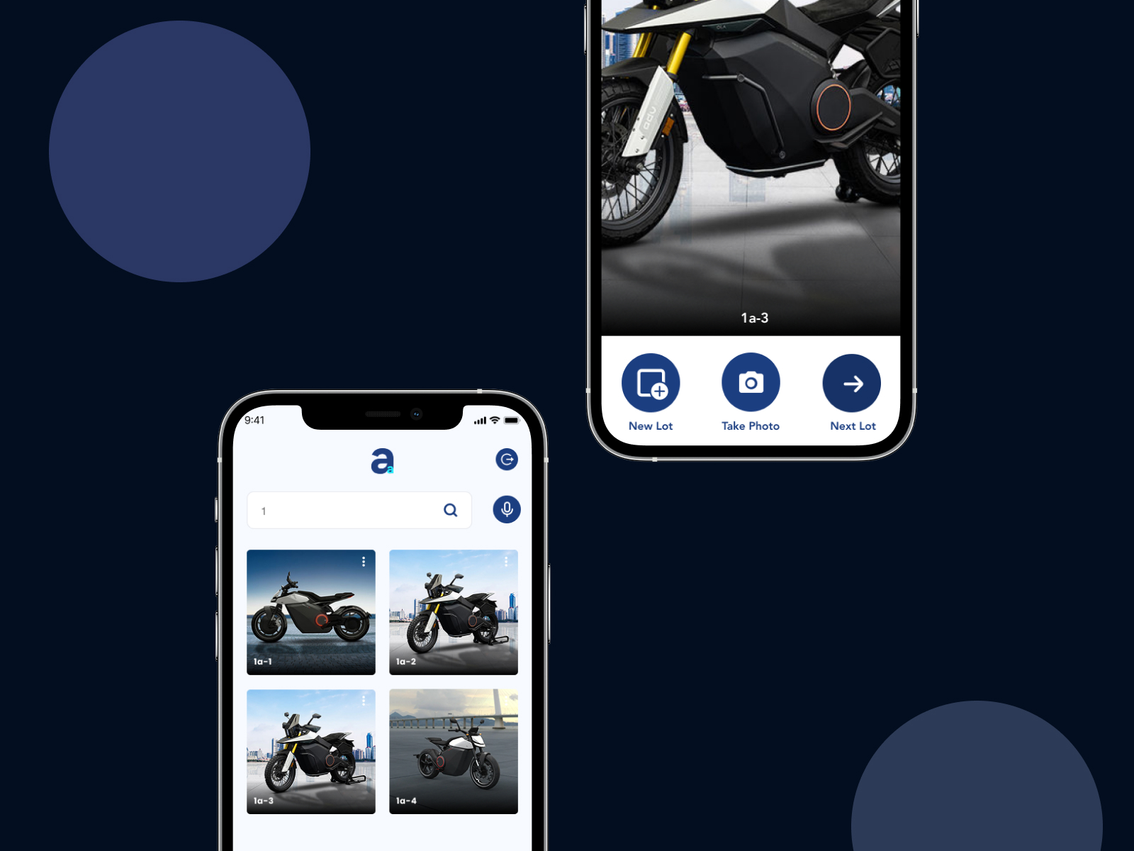 Able Auctions app screen