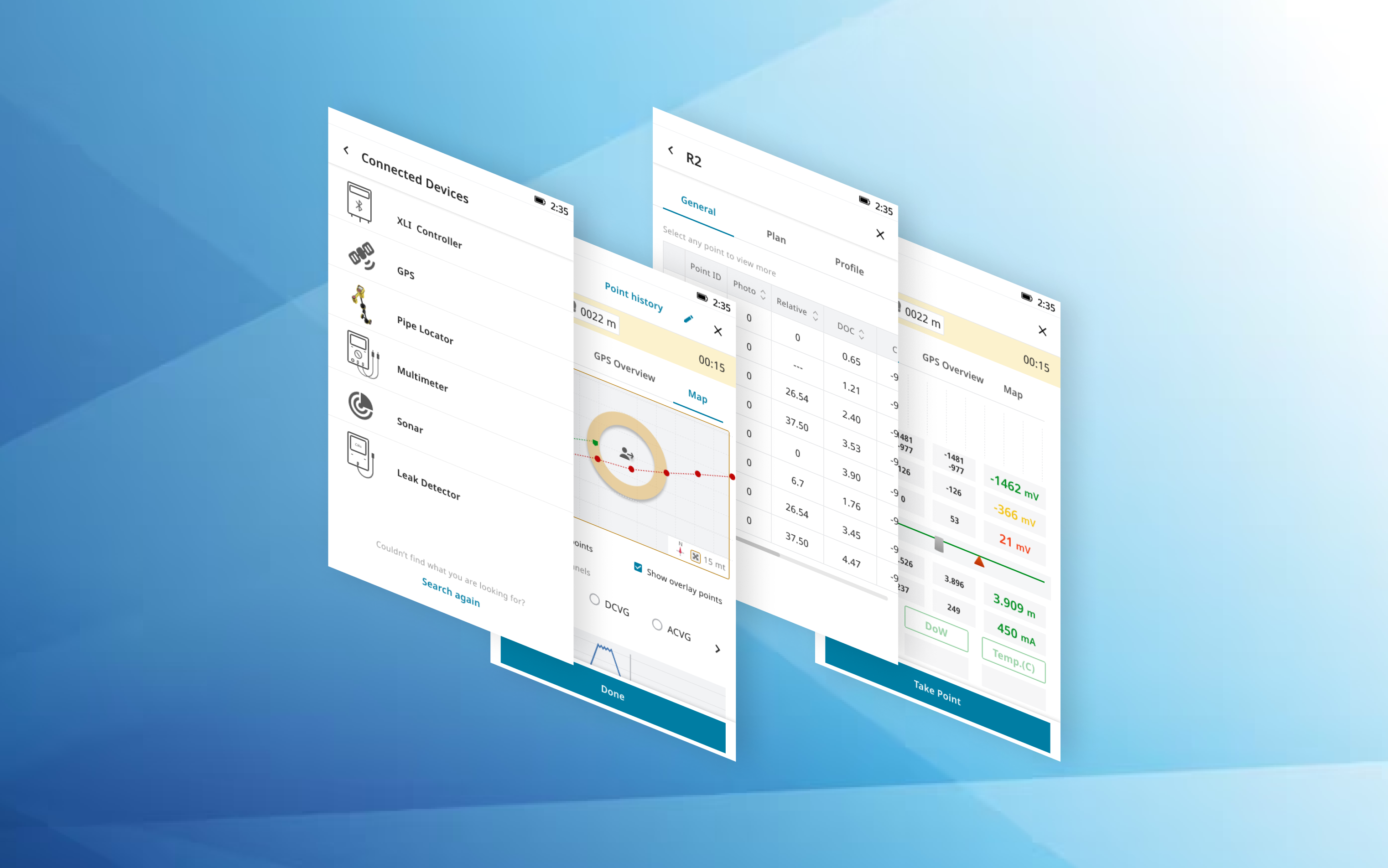 Xylem app screen