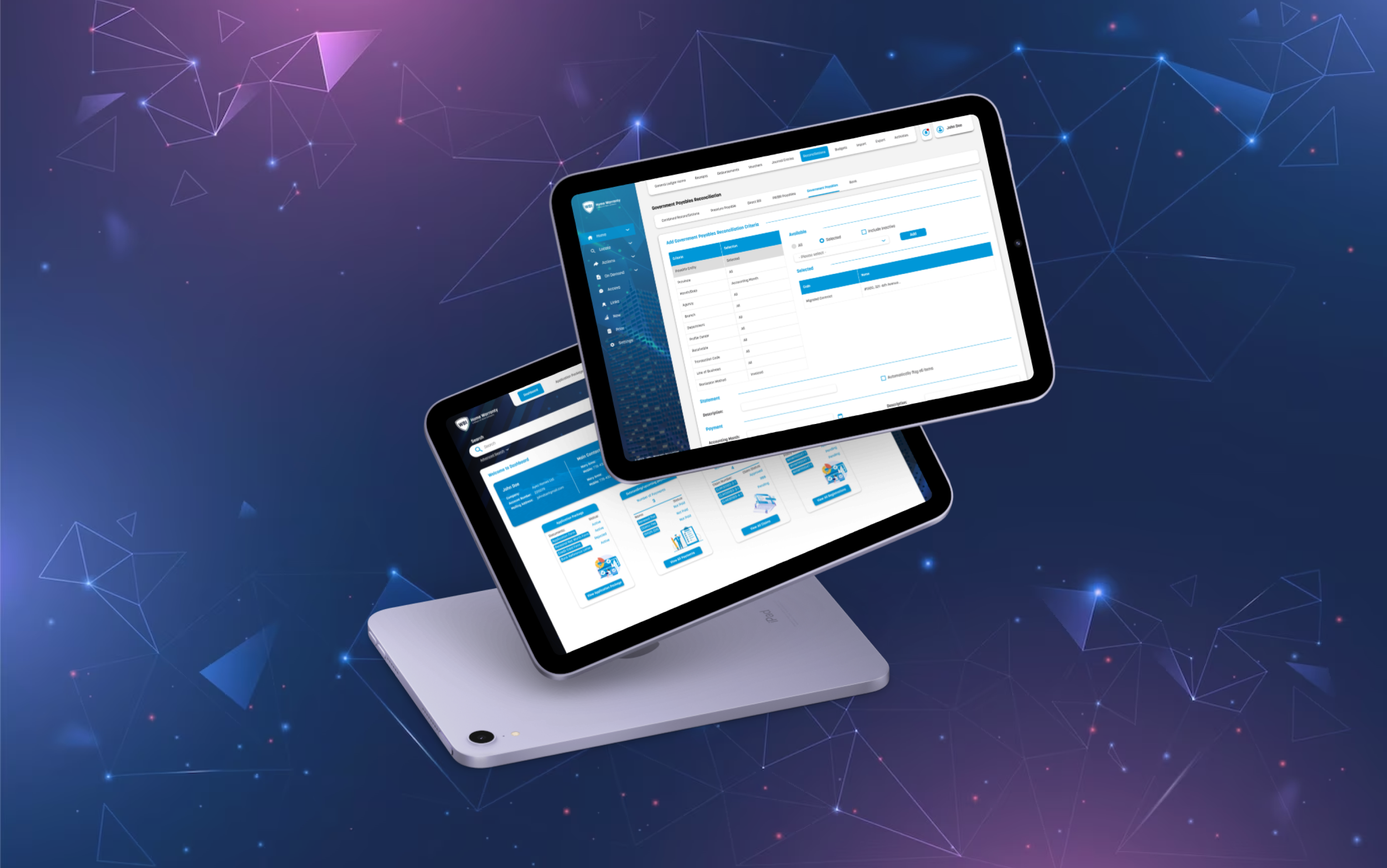 Wbi Home Warranty app screen