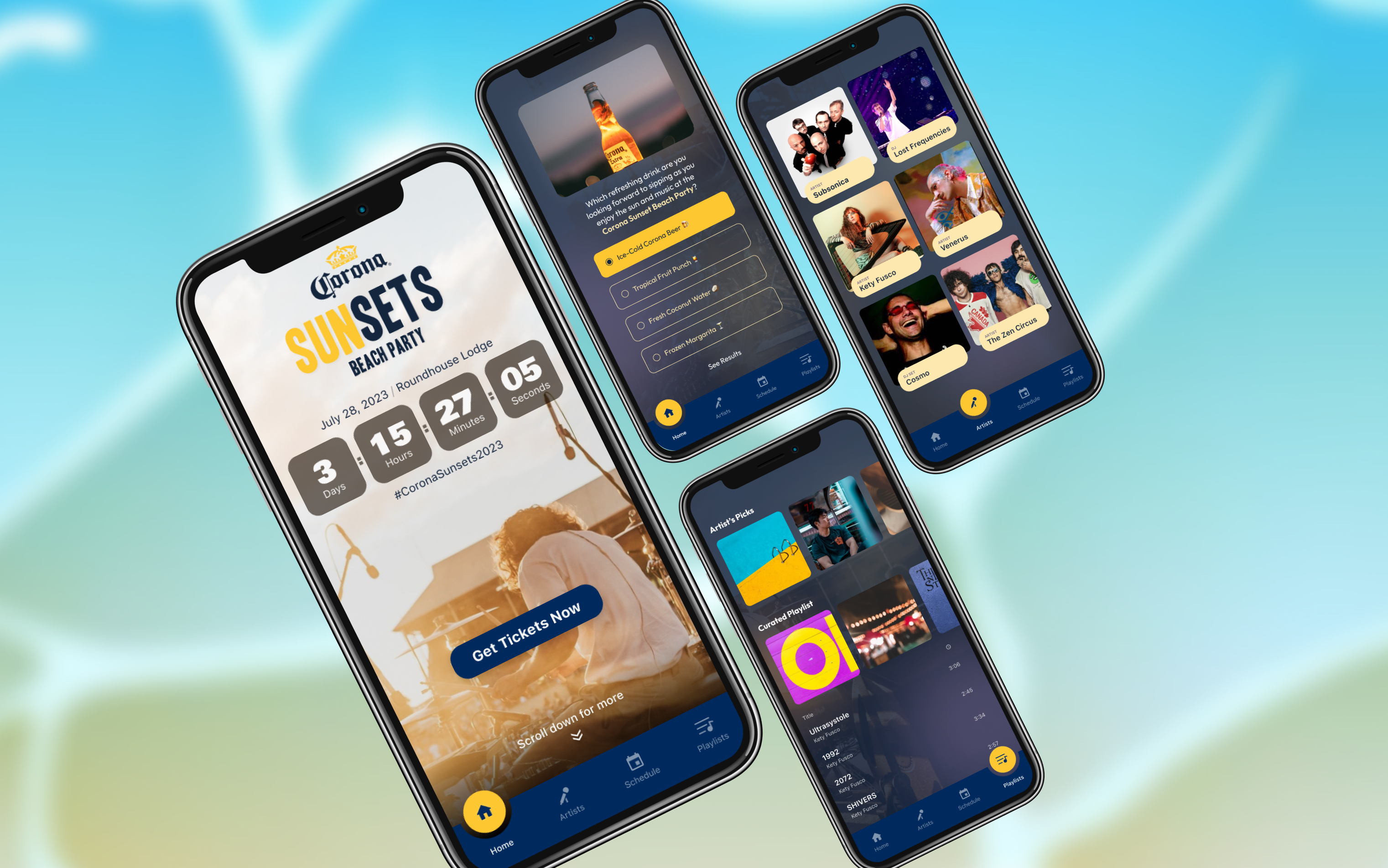Corona app screen