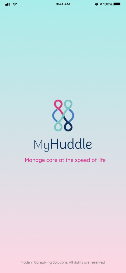 Myhuddle app screen