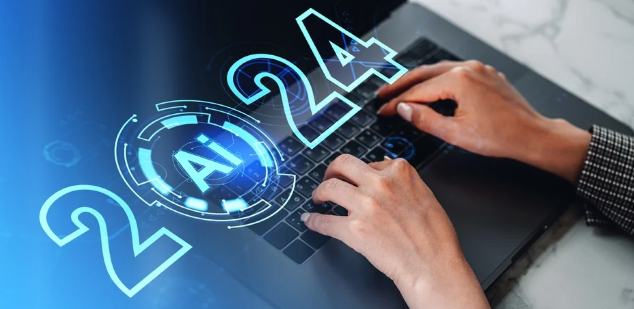 Embracing future anticipating 2024 illustration