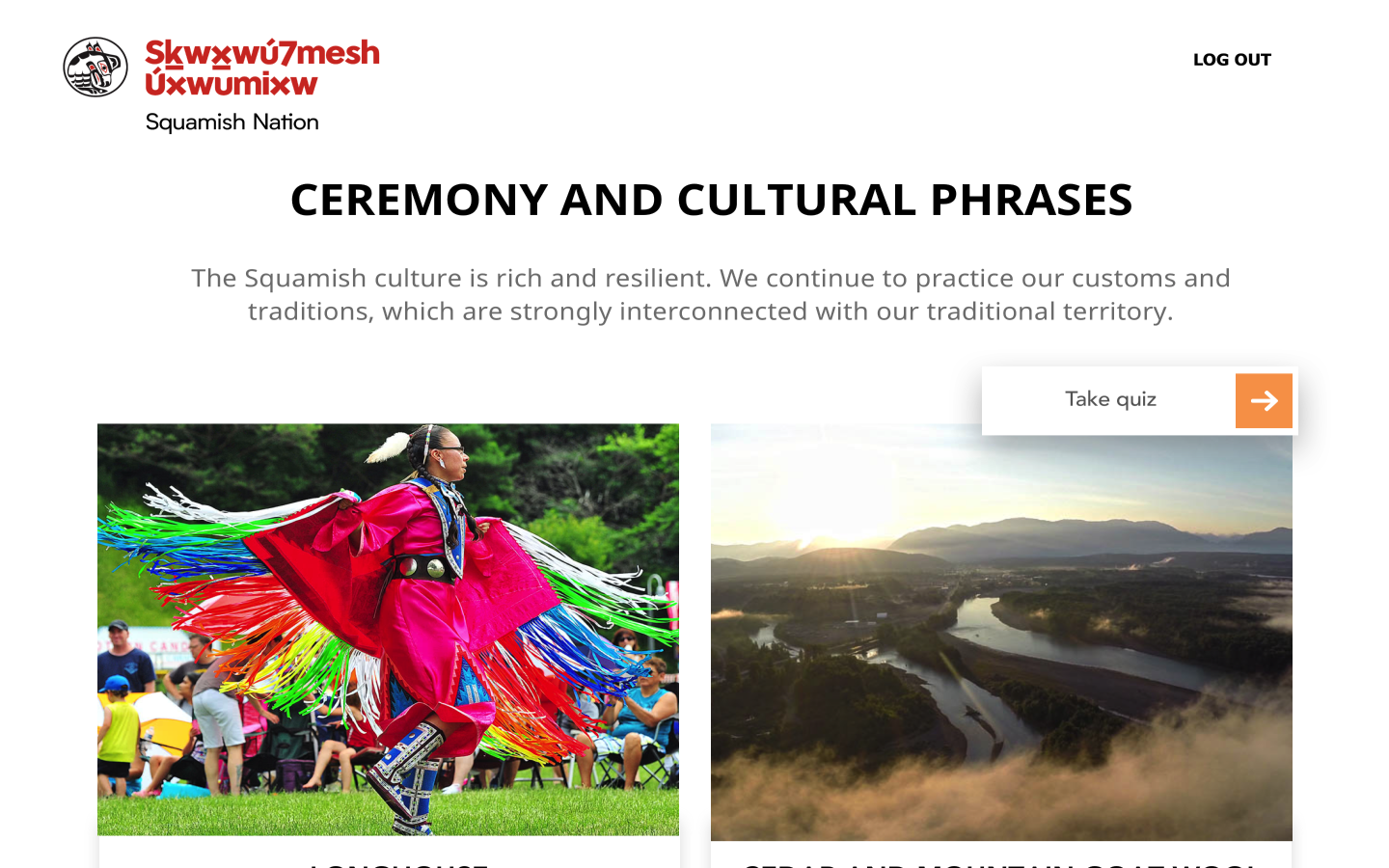 Lng Canada app screen