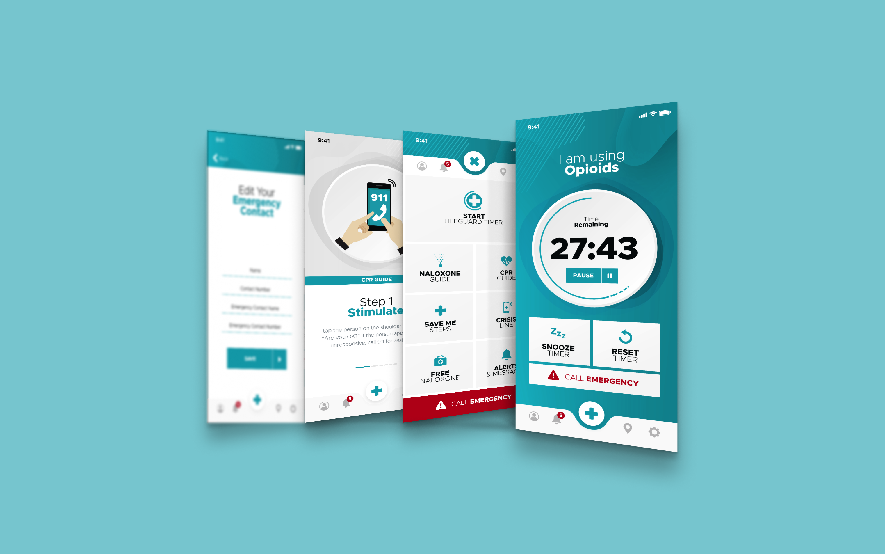 Lifeguard app screen