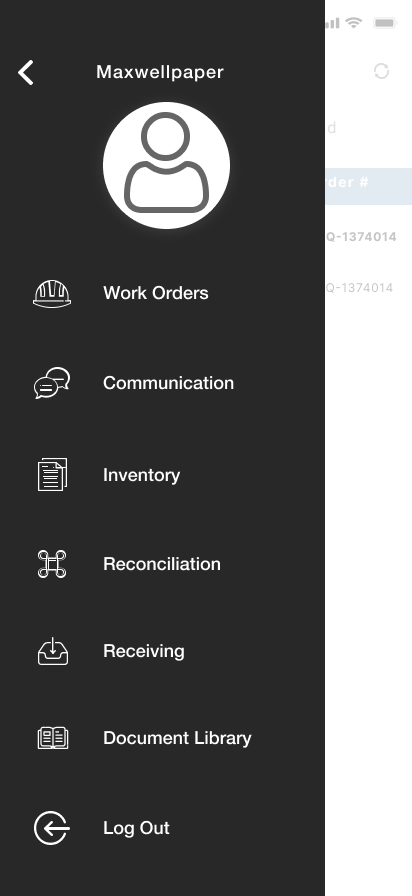 Maxwell Merchant Solutions app screen